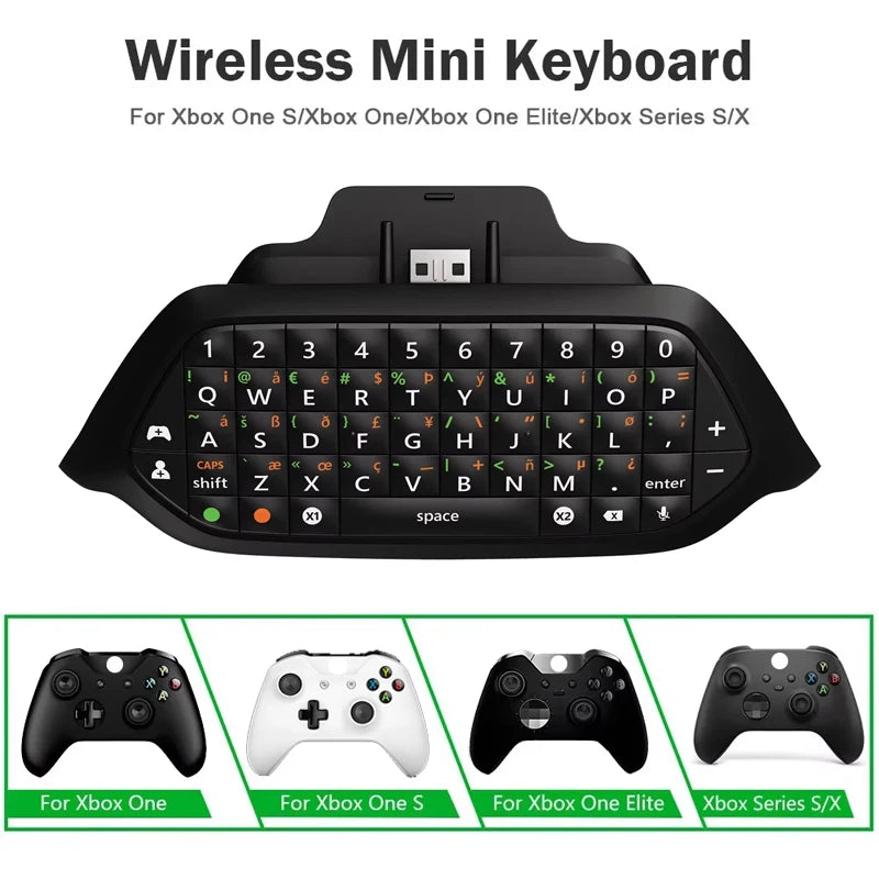 Gaming Chatpad Keyboard for Xbox ONE Series X|S Elite Wireless Controller