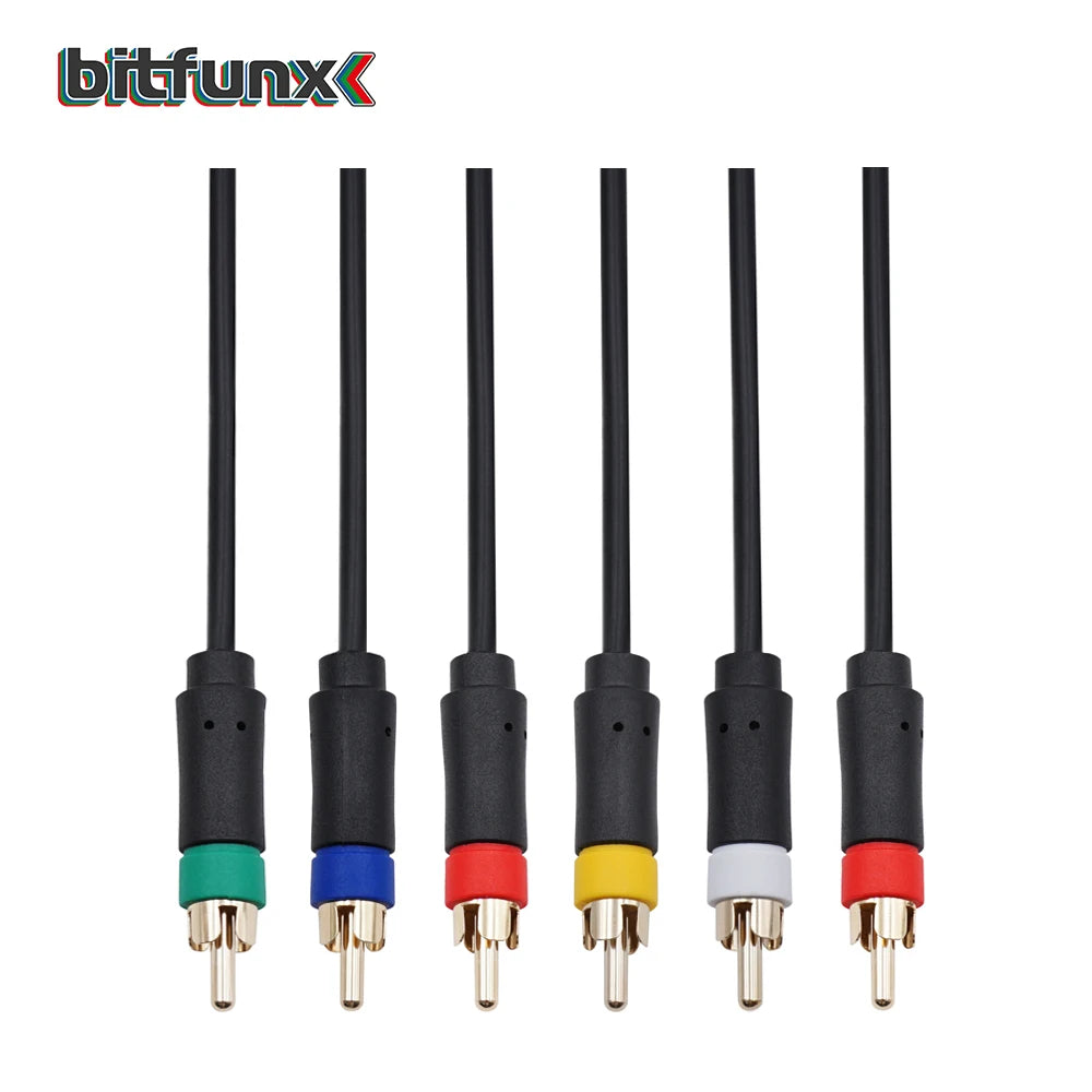 Bitfunx PS2/PS3 Component Cable 1.8m (6ft) for Sony PlayStation 2 & 3