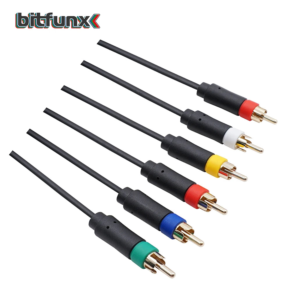 Bitfunx PS2/PS3 Component Cable 1.8m (6ft) for Sony PlayStation 2 & 3