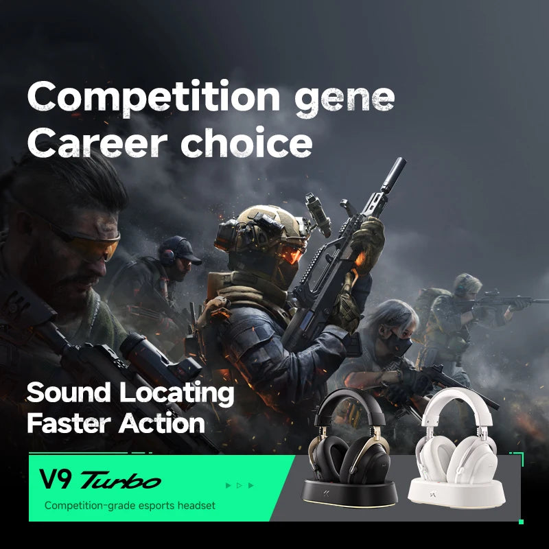 MCHOSE V9 Turbo Wireless Gaming Headset