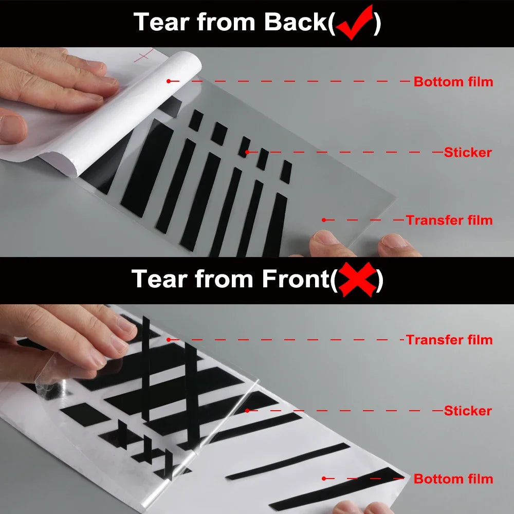 Funny Middle Finger Car Sticker Decal | Waterproof PVC | Multiple Finishes