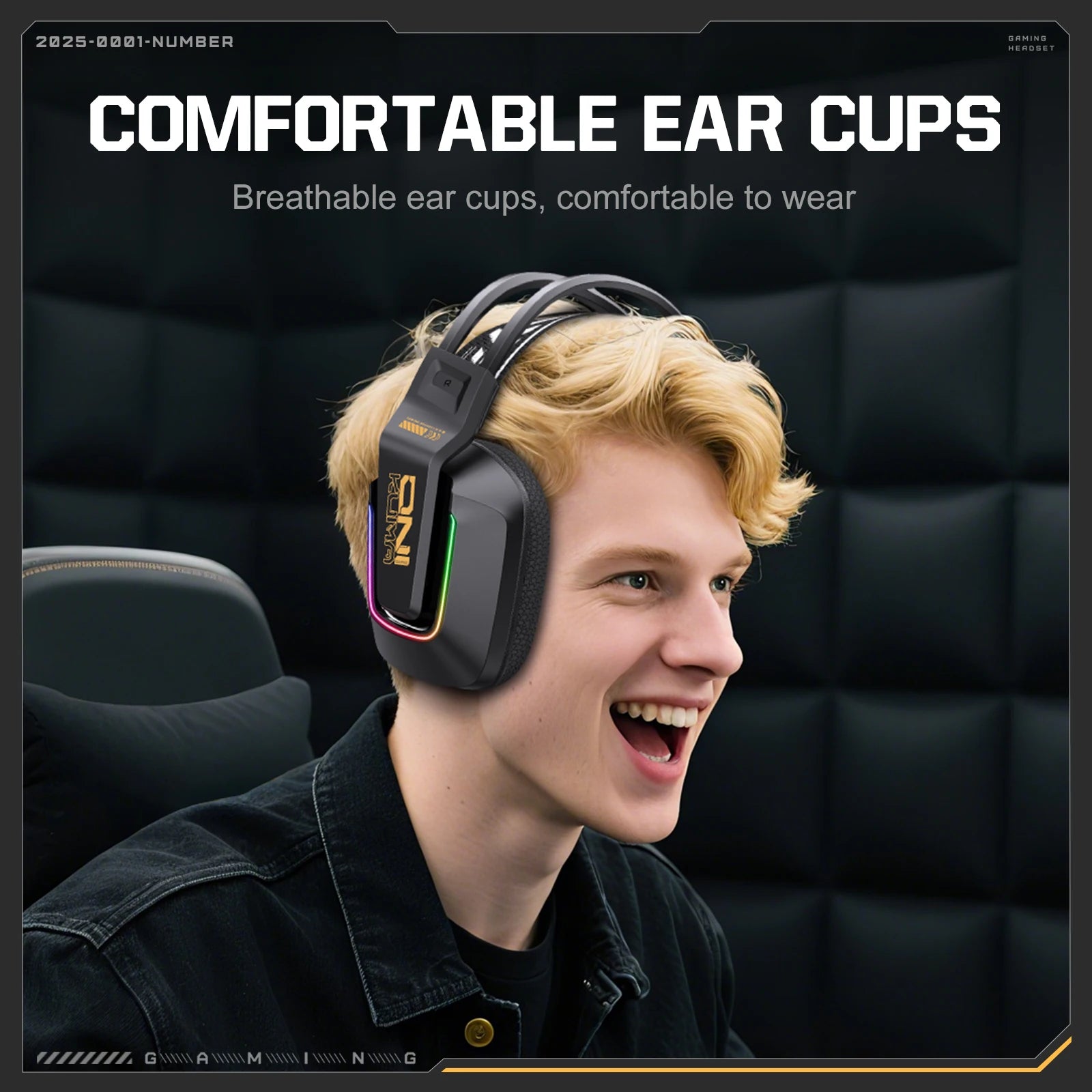 ONIKUMA GT828 Wireless Gaming Headset
