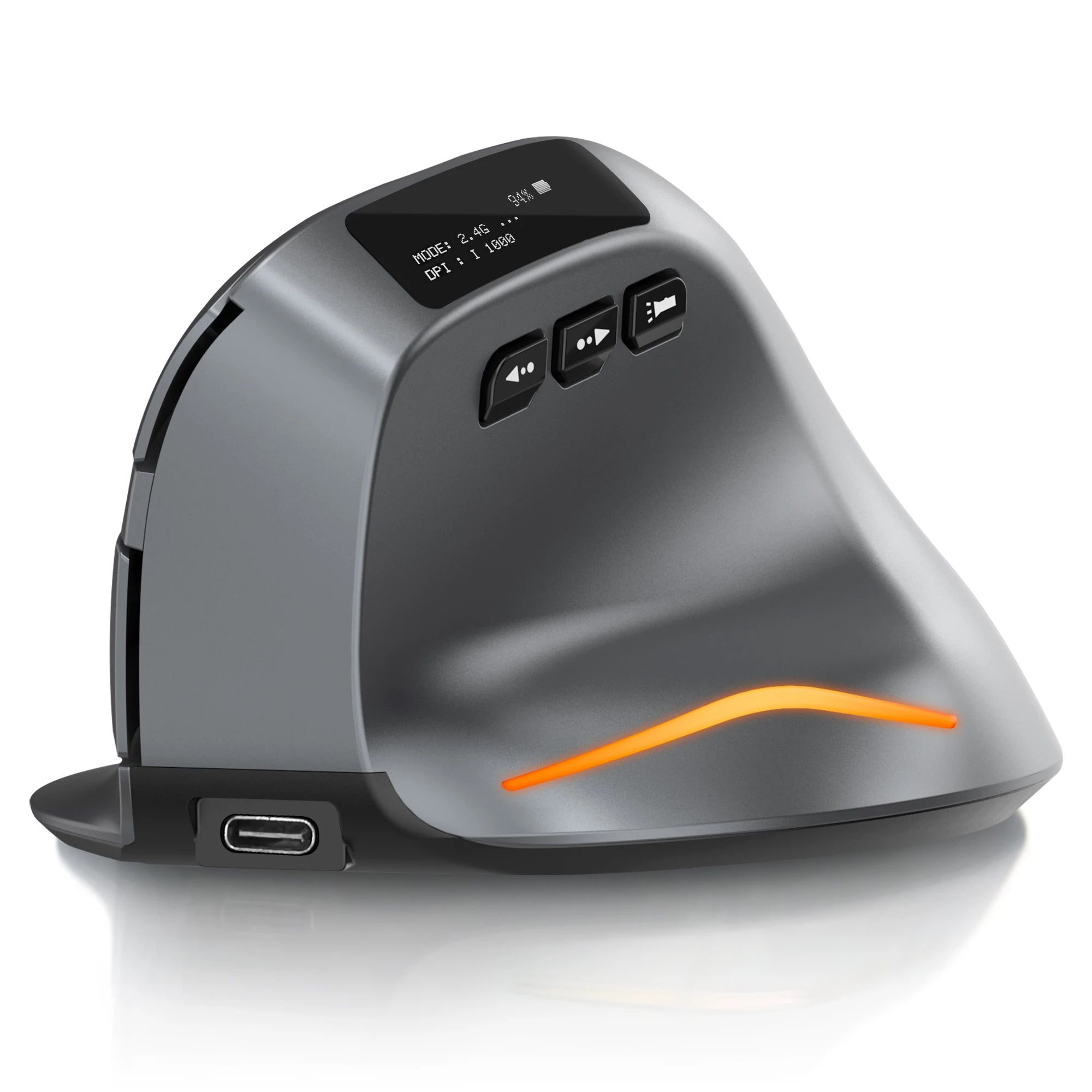 Lefon Wireless Ergonomic Mouse | Trackball & Gaming | Tri-Mode Bluetooth & 2.4GHz