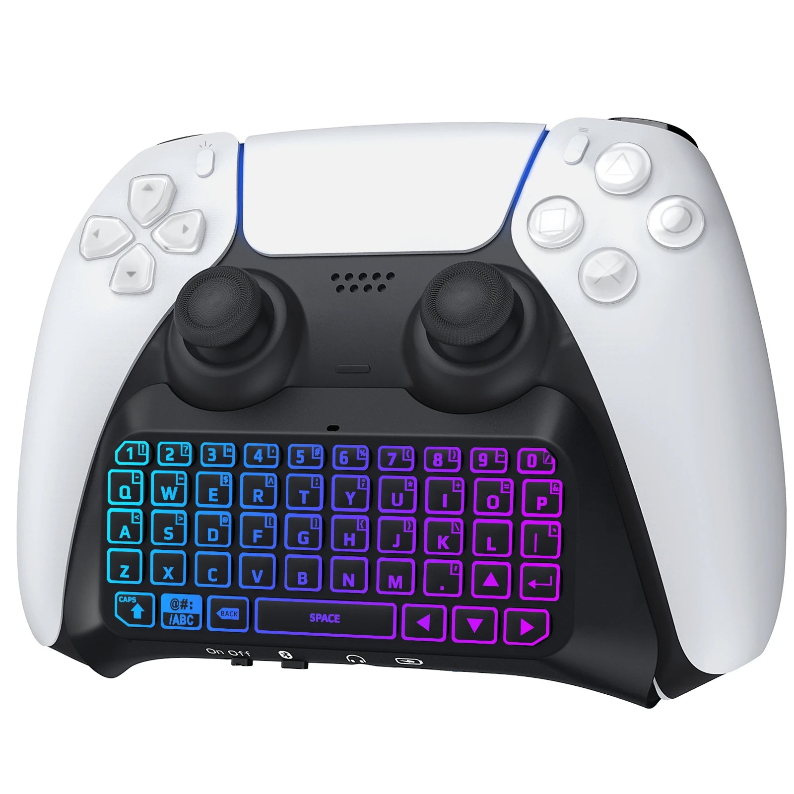 MoKo RGB Backlight Keyboard for PS5 Controller
