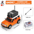 WLtoys 1/64 Mini RC Car with 720P FPV Camera WiFi App Control 2.4G Remote Control Racing Vehicle Toy for Children (6405 / 6406)