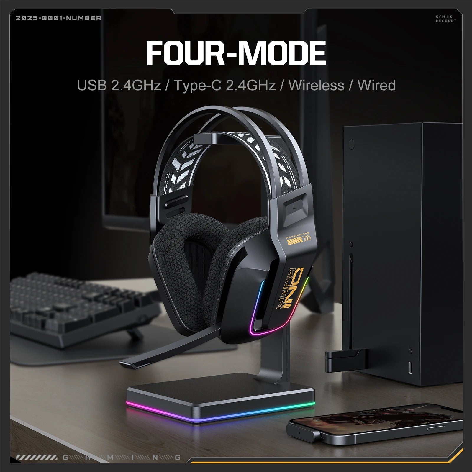 ONIKUMA GT828 Wireless Gaming Headset