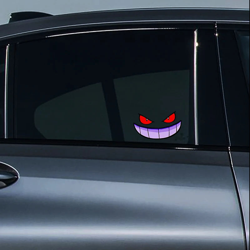 Funny Devil Reflective Vinyl Sticker Decal