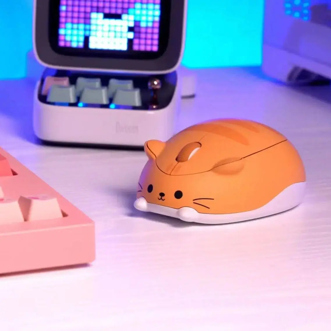 Akko Cat Theme Wireless Mouse | Tri-Mode Bluetooth & 2.4GHz | 1200 DPI