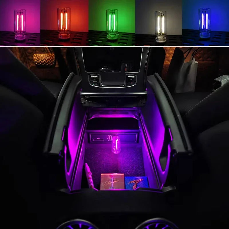 Touch Dimmable USB LED Filament Night Light for Car & Bedroom