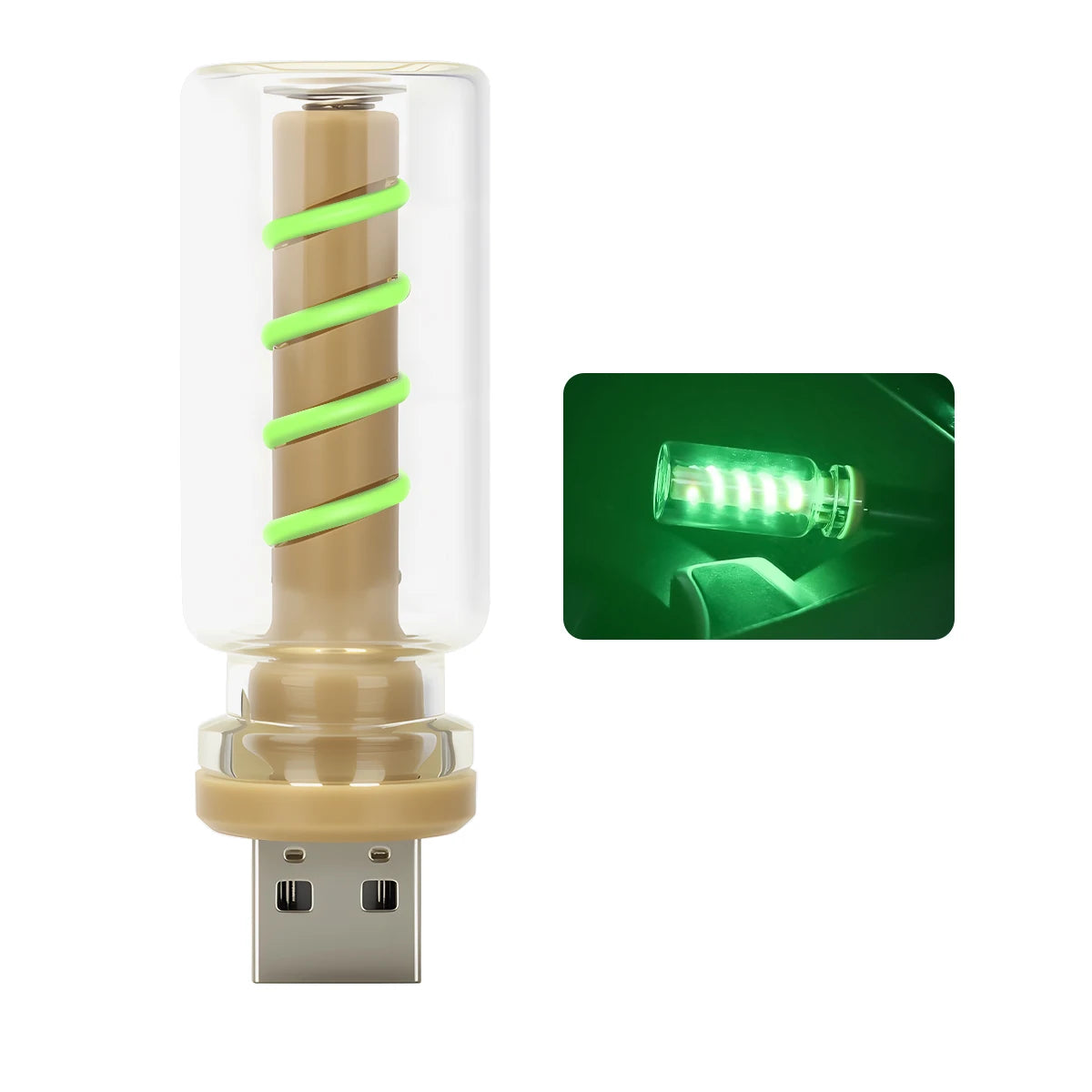 USB Touch Dimmable LED Filament Atmosphere Light for Car & Bedroom