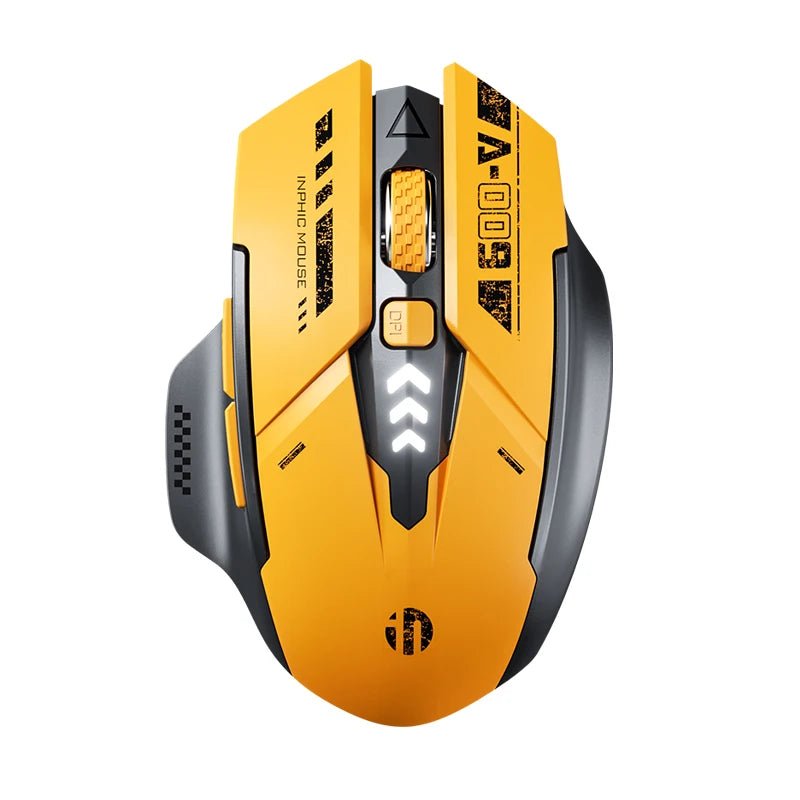 Inphic A9 V2 Wireless Gaming Mouse | 12800 DPI | Tri-Mode Bluetooth & 2.4GHz