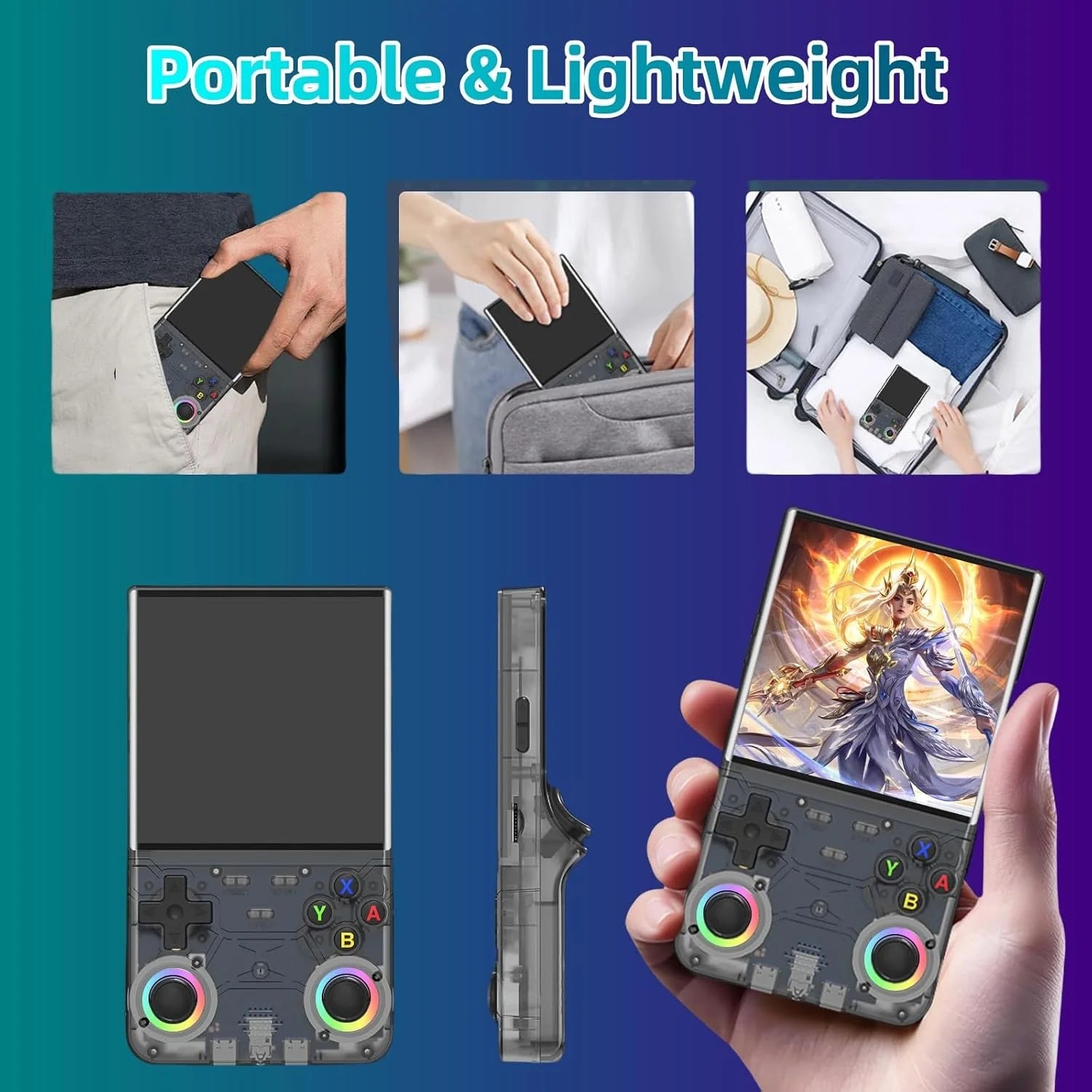 R36 Ultra Retro Handheld Game Console | 4" IPS Screen | WiFi | 64GB & 128GB