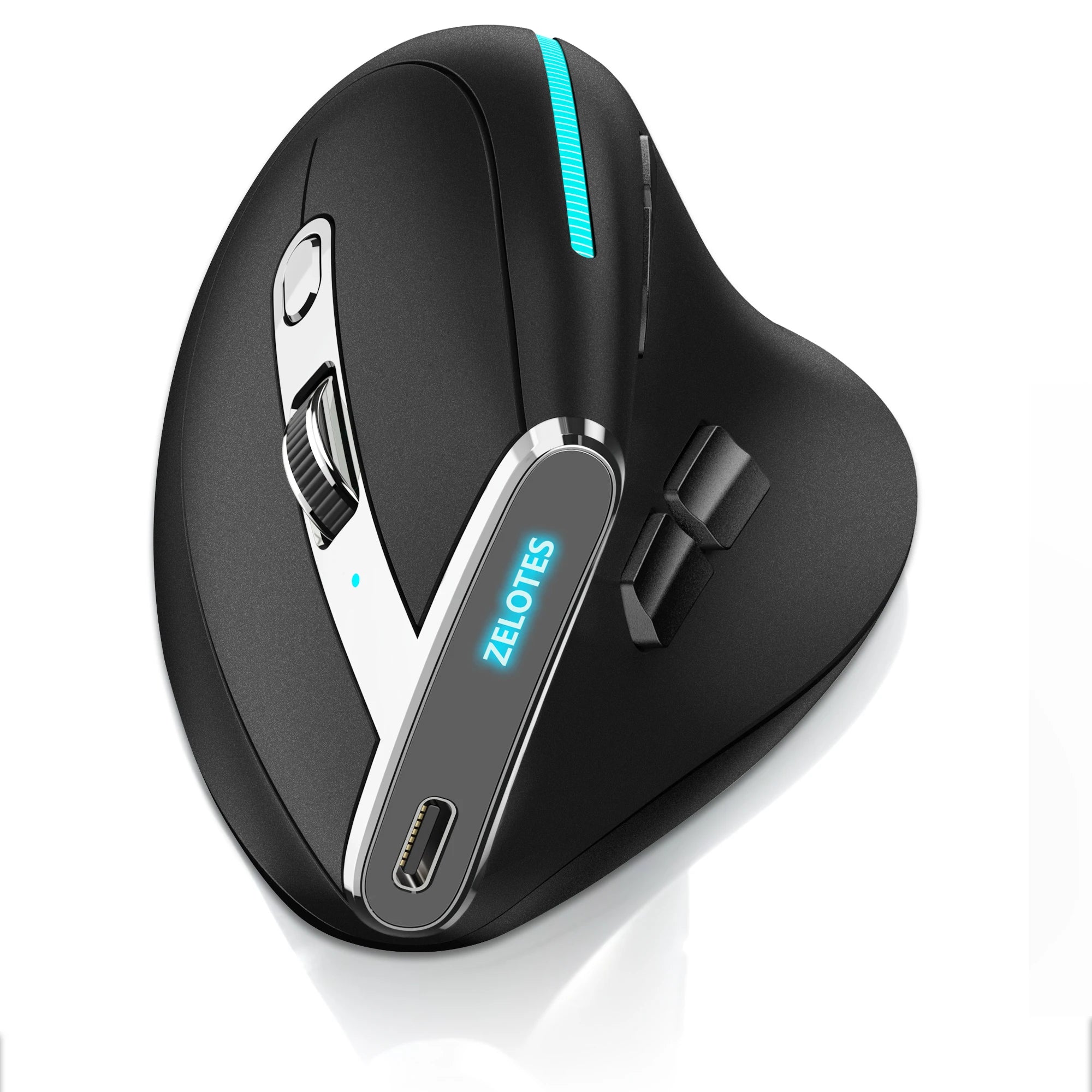 Lefon Wireless Ergonomic Mouse | Trackball & Gaming | Tri-Mode Bluetooth & 2.4GHz