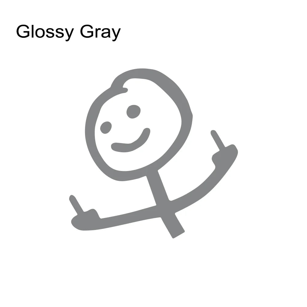 Funny Middle Finger Car Sticker Decal | Waterproof PVC | Multiple Finishes