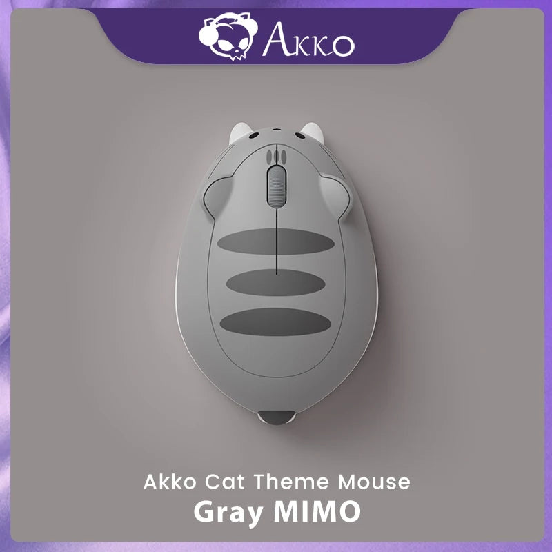 Akko Cat Theme Wireless Mouse | Tri-Mode Bluetooth & 2.4GHz | 1200 DPI